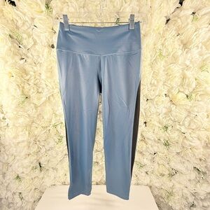 Victoria Sport Blue High-Rise Mesh Panel Leggings